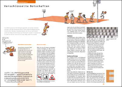 Lektion 'Verschlsselte Botschaften' aus dem Medienkompass 1