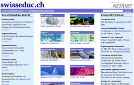 Unterrihtsmaterialserver Swisseduc.ch: Fachbereich Informatik